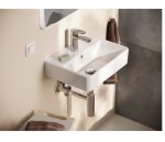 hansgrohe Xanuia Q Handwaschbecken 450/340 mit Hahnloch und Überlauf, weiß – Bild 2