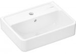 hansgrohe Xanuia Q Handwaschbecken 450/340 mit Hahnloch und Überlauf, weiß