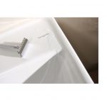hansgrohe Xanuia Q Handwaschbecken 450/340 mit Hahnloch und Überlauf, weiß – Bild 5