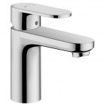 hansgrohe Vernis Blend Waschtischarmatur 100 mit Metall Zugstangen-Ablaufgarnitur