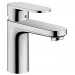hansgrohe Vernis Blend Waschtischarmatur 100 mit Metall Zugstangen-Ablaufgarnitur