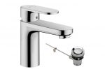 hansgrohe Vernis Blend Waschtischarmatur 100 mit Metall Zugstangen-Ablaufgarnitur – Bild 2
