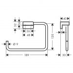 hansgrohe AddStoris Handtuchring – Bild 2