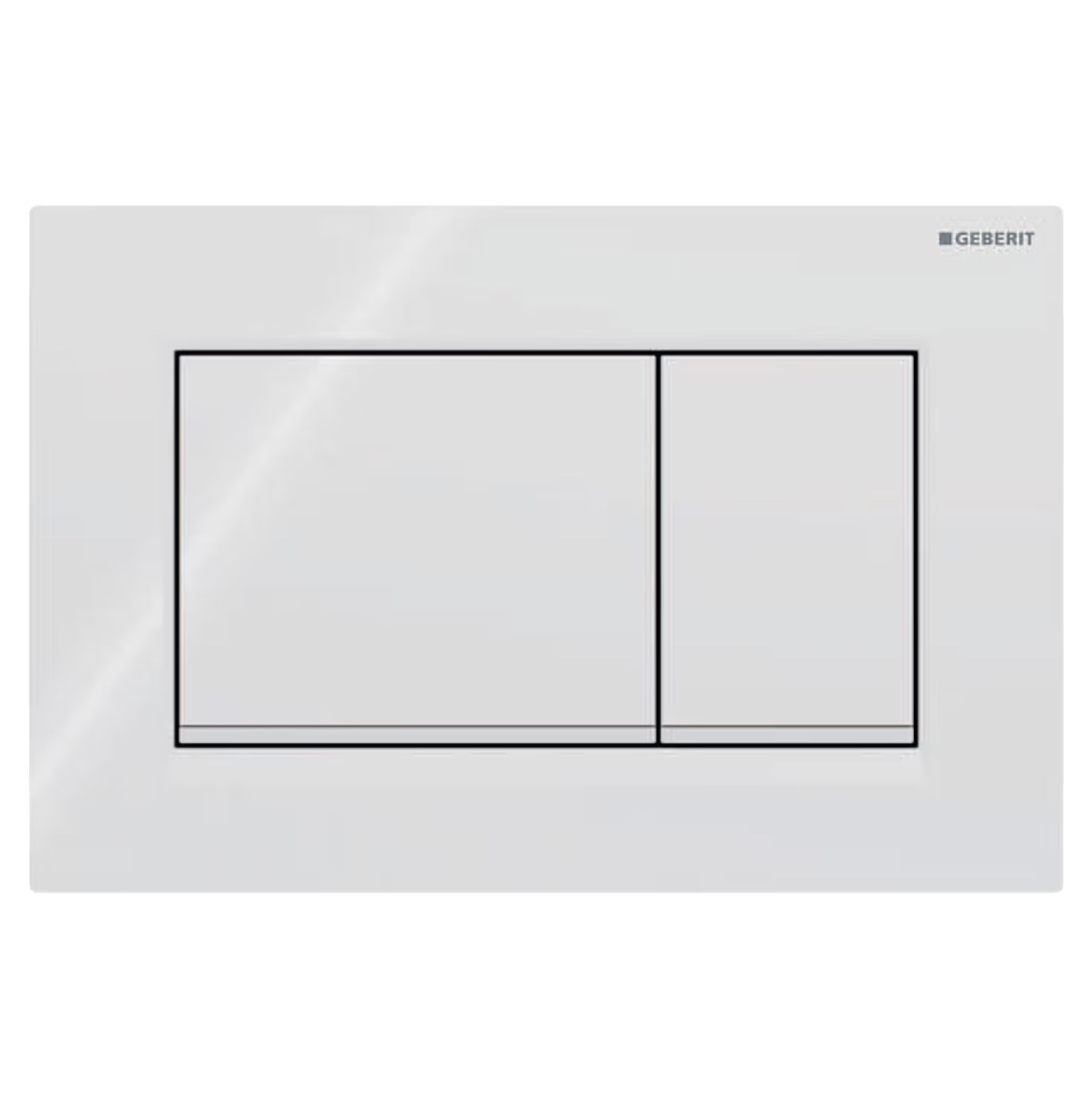 Bild 13.01.26 um 09.32 Geberit Sigma 20 square Betätigungsplatte für 2-Mengen-Spülung – Bild 1