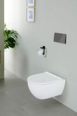 Geberit Acanto Set Wand-WC Tiefspüler, geschlossene Form, TurboFlush, mit WC-Sitz – Bild 2