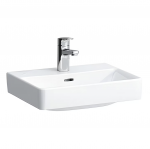 LAUFEN PRO S Handwaschbecken 45 cm, mit 1 Hahnloch, mit Überlauf