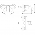 Ideal Standard CeraFlex Einhebel Duscharmatur – Bild 2