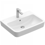 Villeroy & Boch O.novo Waschtisch 55 x 46 cm mit Überlauf, 1 Hahnloch