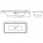 Bette Loft Rechteckbadewanne 180 x 80 cm – Bild 3