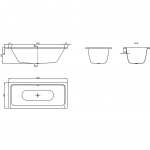 Bette Free Badewanne 170 x 75 cm – Bild 3