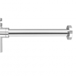 sanibel Designsiphon rund DN32 (11/4") verchromt