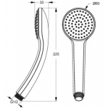 Ideal Standard Idealrain Handbrause S1 – Bild 2